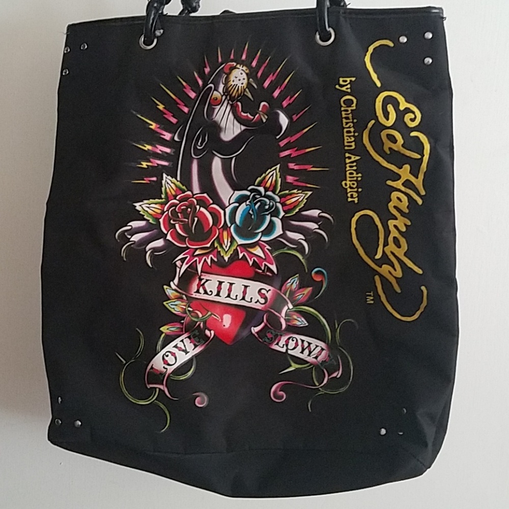 Ed Hardy Love Kills Slowly Totebag